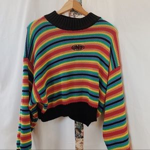 Unif rainbow sweater